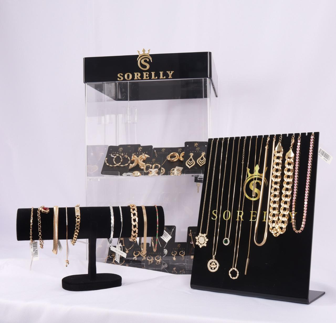 Vitrine Sorelly de semijoias
